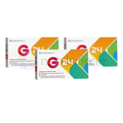 G24 Геморройға арналған суппозиторийлер