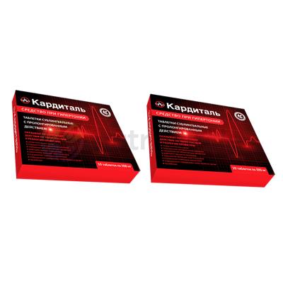 Кардиталь Гипертонияға арналған таблеткалар