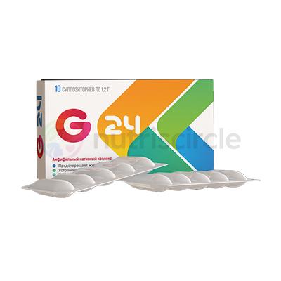 G24 Геморройға арналған суппозиторийлер