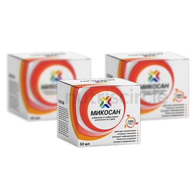 Микосан Tirnoq qo'ziqorini kremi