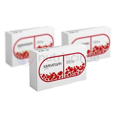 Микардин Қан тамырларын тазартуға арналған капсулалар
