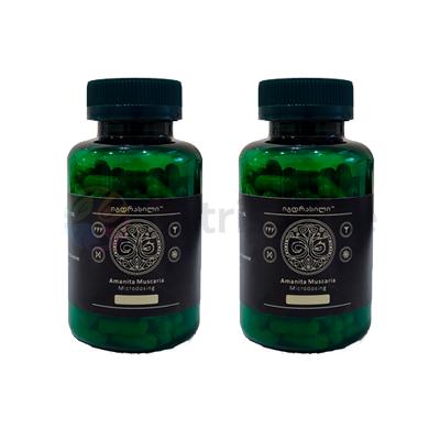 Amanita Muscaria ალკოჰოლური დამოკიდებულების კაფსულები